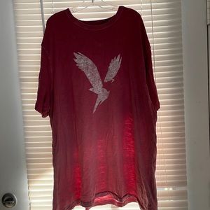 Men two toned tye dye t shirt